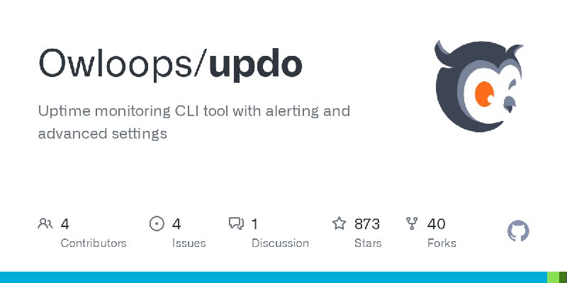 GitHub - Owloops/updo: Uptime monitoring CLI tool with alerting and advanced settings