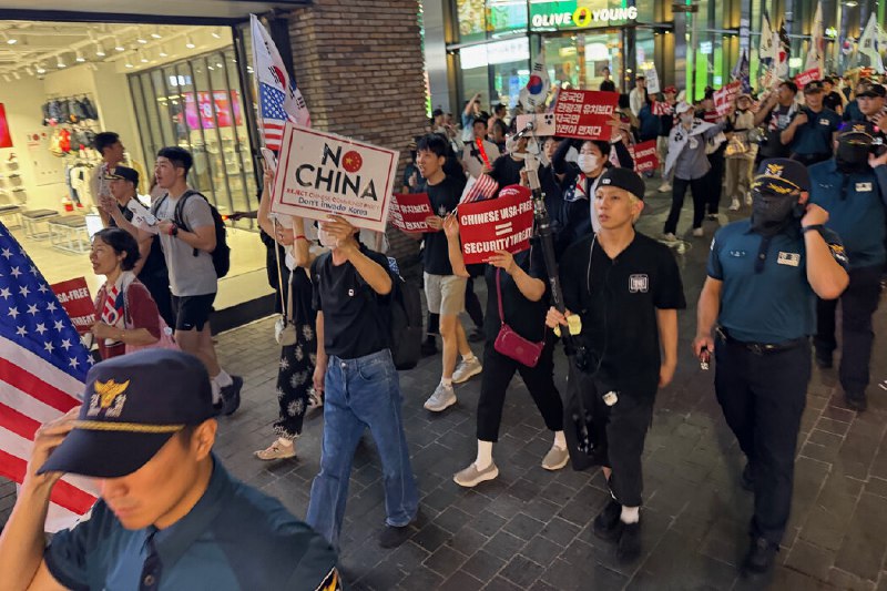 习近平访问在即，韩国试图平息反中抗议