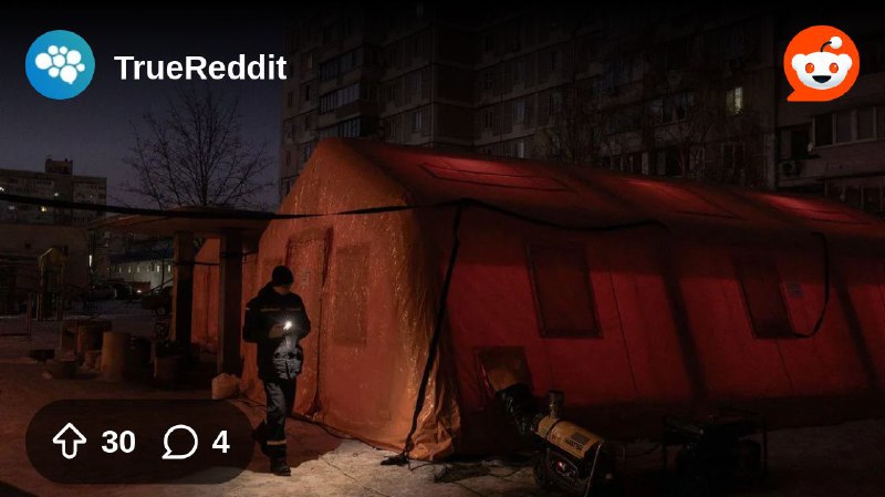 From the TrueReddit community on Reddit: The Assault on Ukraine’s Power Grid