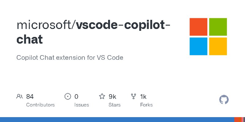 GitHub - microsoft/vscode-copilot-chat: Copilot Chat extension for VS Code