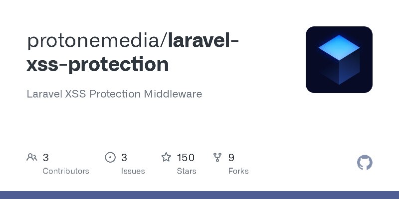 GitHub - protonemedia/laravel-xss-protection: Laravel XSS Protection Middleware