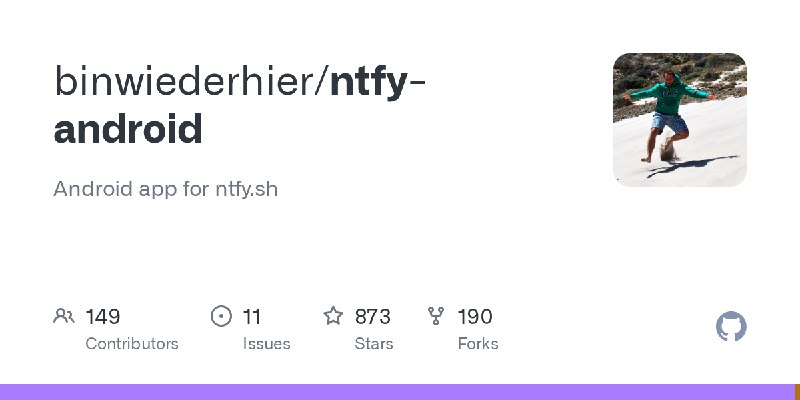 GitHub - binwiederhier/ntfy-android: Android app for ntfy.sh