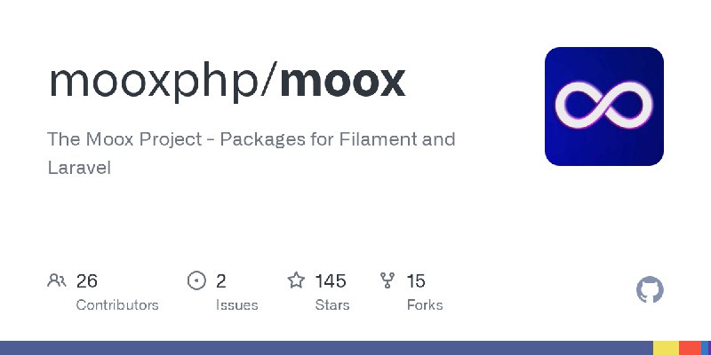 GitHub - mooxphp/moox: The Moox Project - Packages for Filament and Laravel