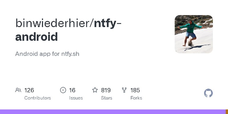 GitHub - binwiederhier/ntfy-android: Android app for ntfy.sh