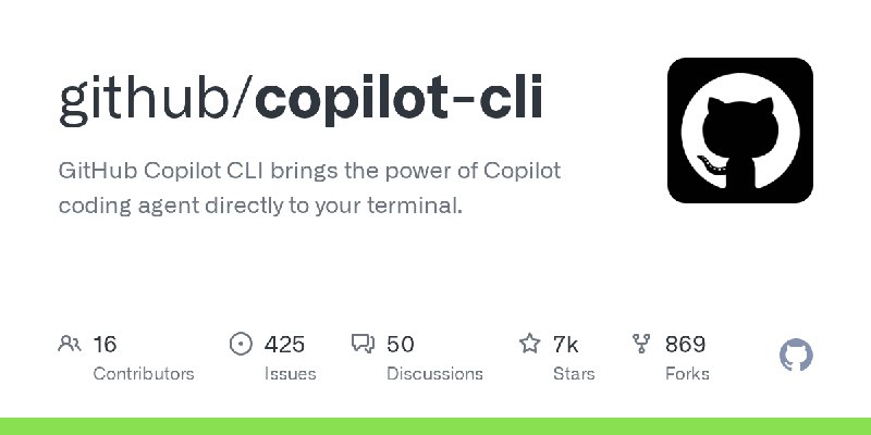 GitHub - github/copilot-cli: GitHub Copilot CLI brings the power of Copilot coding agent directly to your terminal.