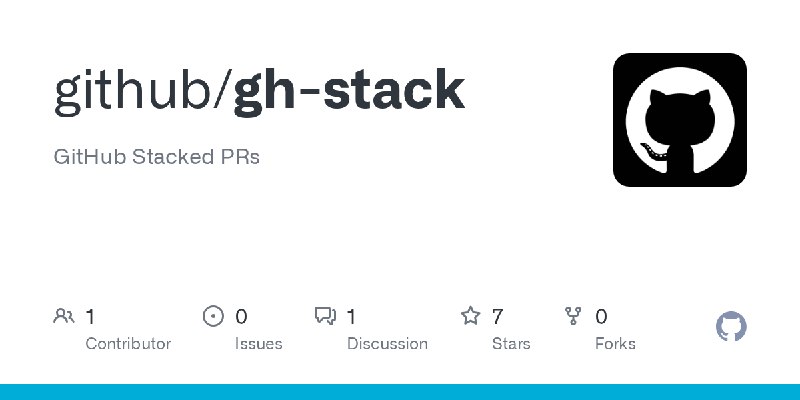 GitHub - github/gh-stack: GitHub Stacked PRs