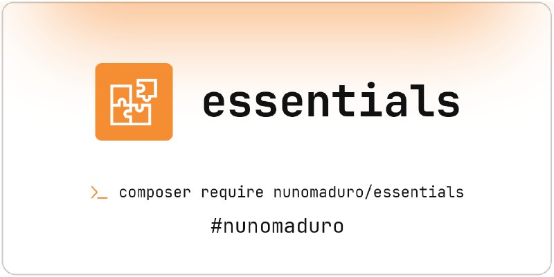 GitHub - nunomaduro/essentials: Just better defaults for your Laravel projects.