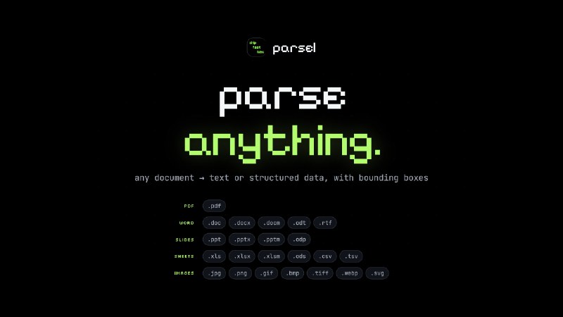 GitHub - shipfastlabs/parsel: A fast, helpful, and open-source document parser for PHP