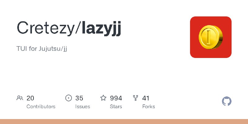 GitHub - Cretezy/lazyjj: TUI for Jujutsu/jj
