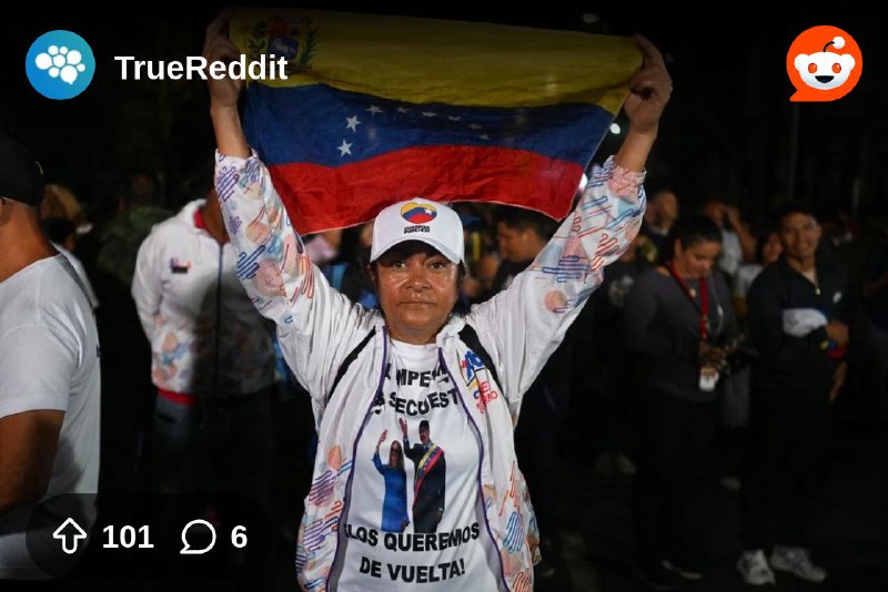 From the TrueReddit community on Reddit: Protests, confusion and anxiety: Venezuela a month after Trump seized Maduro