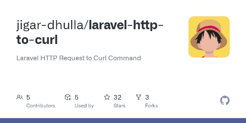 GitHub - jigar-dhulla/laravel-http-to-curl: Laravel HTTP Request to Curl Command