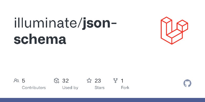GitHub - illuminate/json-schema
