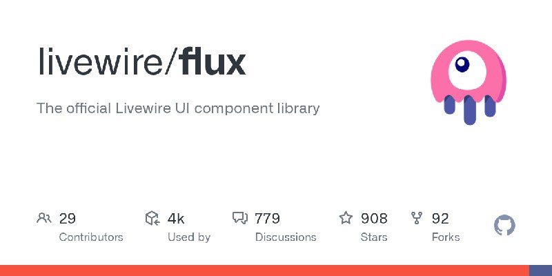 GitHub - livewire/flux: The official Livewire UI component library