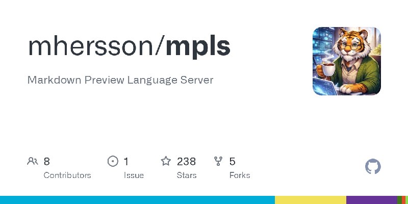 GitHub - mhersson/mpls: Markdown Preview Language Server