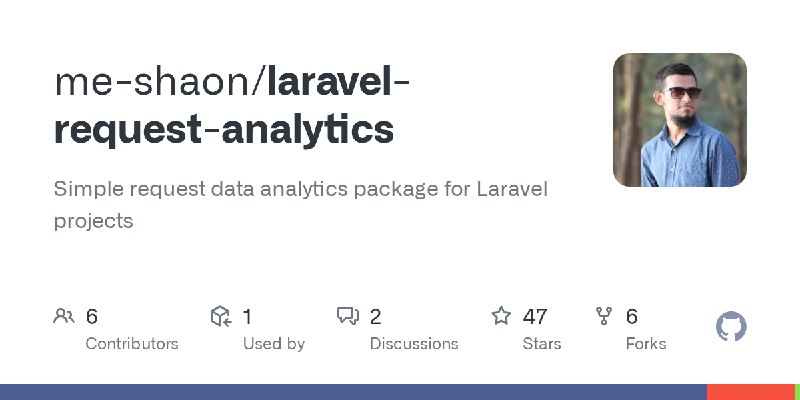 GitHub - me-shaon/laravel-request-analytics: Simple request data analytics package for Laravel projects