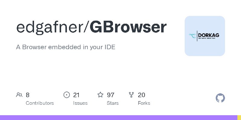 GitHub - edgafner/GBrowser: A Browser embedded in your IDE