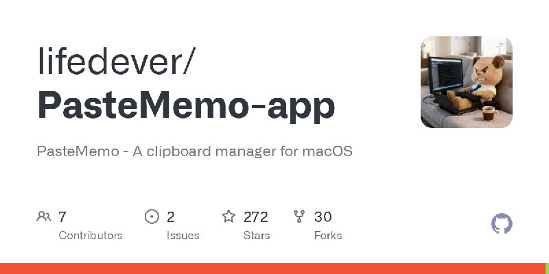 GitHub - lifedever/PasteMemo-app: PasteMemo - A clipboard manager for macOS