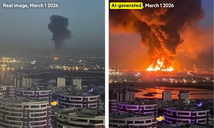 这些刷屏的「战地实况」都是 AI 生成的？5 招让你避免上当