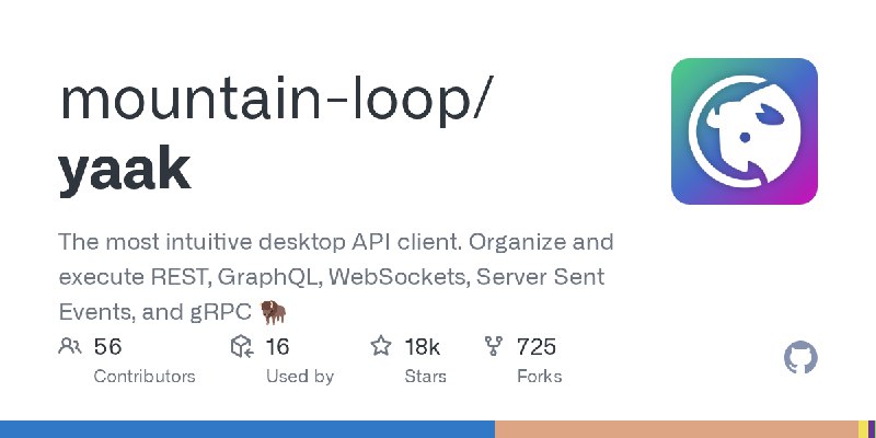 GitHub - mountain-loop/yaak: The most intuitive desktop API client. Organize and execute REST, GraphQL, WebSockets, Server Sent…
