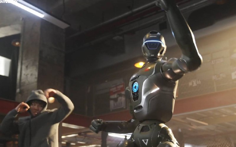 国产 T800 来了！回旋踢拳击技能点满，超越 80% 男性，这才是铁甲钢拳