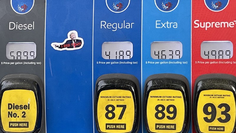 Donald Trump turns to Vladimir Putin for relief at the pump