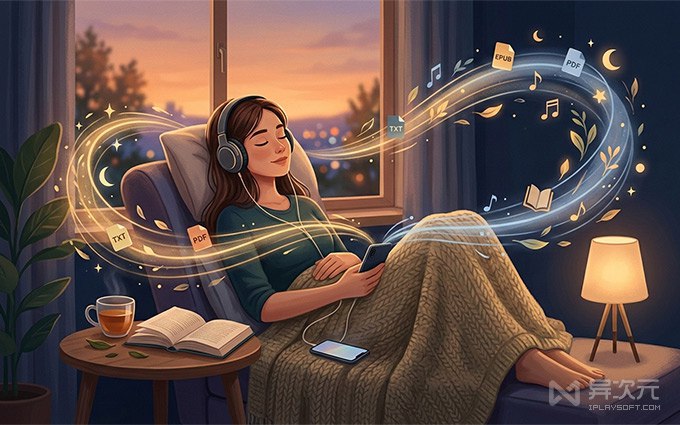 原价 $60 的“沉浸式听书”应用 Aurader，现免费领终身会员 (iOS)